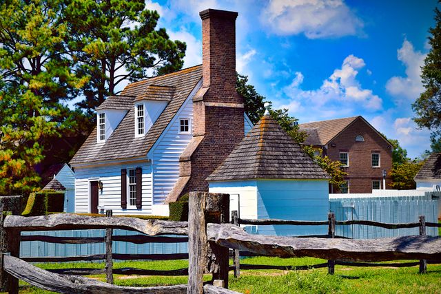 colonial-style houses